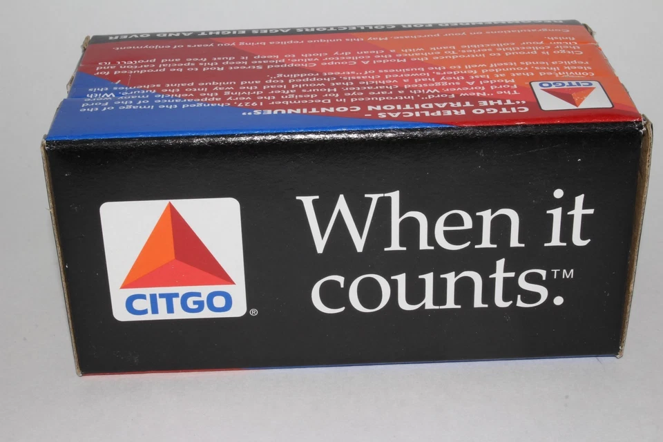 Specast Citgo Model A Ford Chopped Top Coupe Street Rod Bank, Boxed - Image 4 of 4