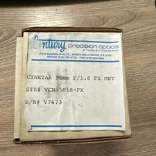 Century Cinetar  50mm f/1.8 V7674