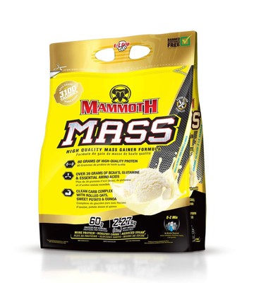 Inter-Active Nutrition Mammoth Mass Supplement, 5 lbs, Vanilla FID15319 5 Pound