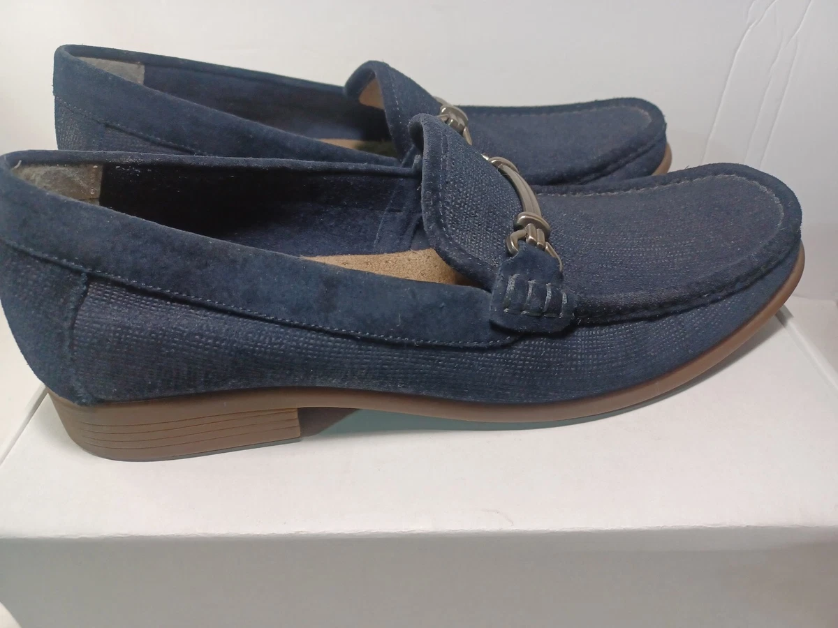 Stacy adams blue loafers sale