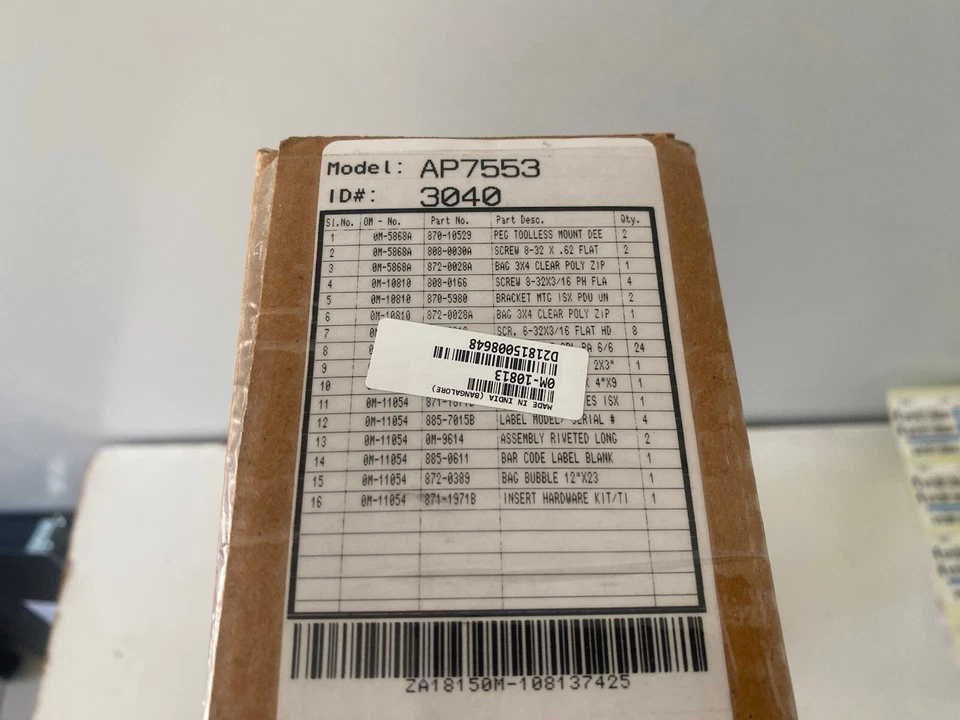 LOT OF 5 APC Accessori Kit Assy Basic Pdu 0M-10813 - Image 3 of 4