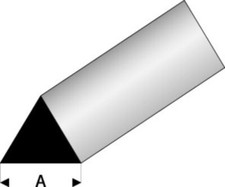 Maquett 404-56 Profiled in Styrene - Triangle 60&deg; - (A) 6 mm x 30 cm - 2 pcs
