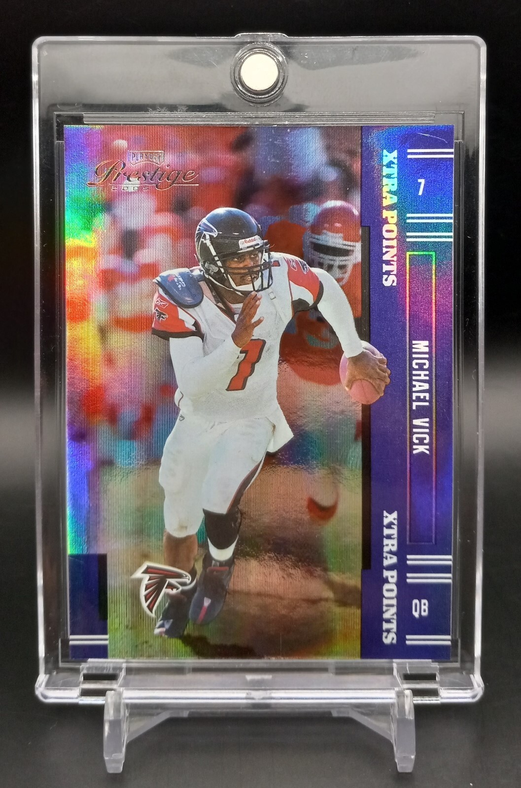 2005 Playoff Prestige Xtra Points Purple #5 Michael Vick /100 Atlanta Falcons