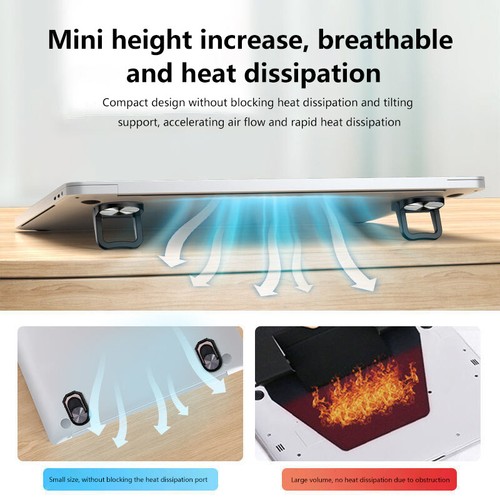 Laptop Stand Invisible Radiator Portable Foldable Storage Stand Business Simple - Photo 6/16