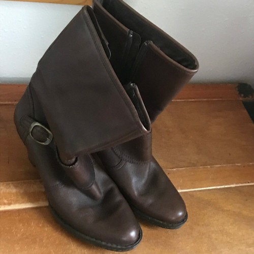 Short Boots w Zipper Side \u0026 Buckle Size 