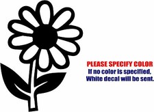 Daisy Flower 12 Graphic Die Cut decal sticker Car Truck Boat Window laptop 7"