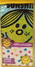 Window Valance MR. MEN LITTLE MISS Funny Pages MULTI COLOR Standard 84"x15" New