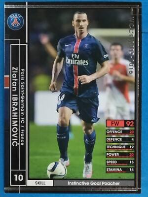 Panini WCCF 095/347 2015-2016 Zlatan Ibrahimovic Japan Pre-Owned
