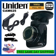 Uniden HD 1080P 170° View Angle DashCam Video Recorder w/ Front/Rear/Inside View
