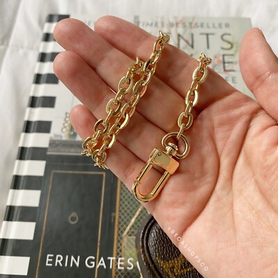 Shoulder Oval Chain Strap Replacement for Louis Vuitton Pochette