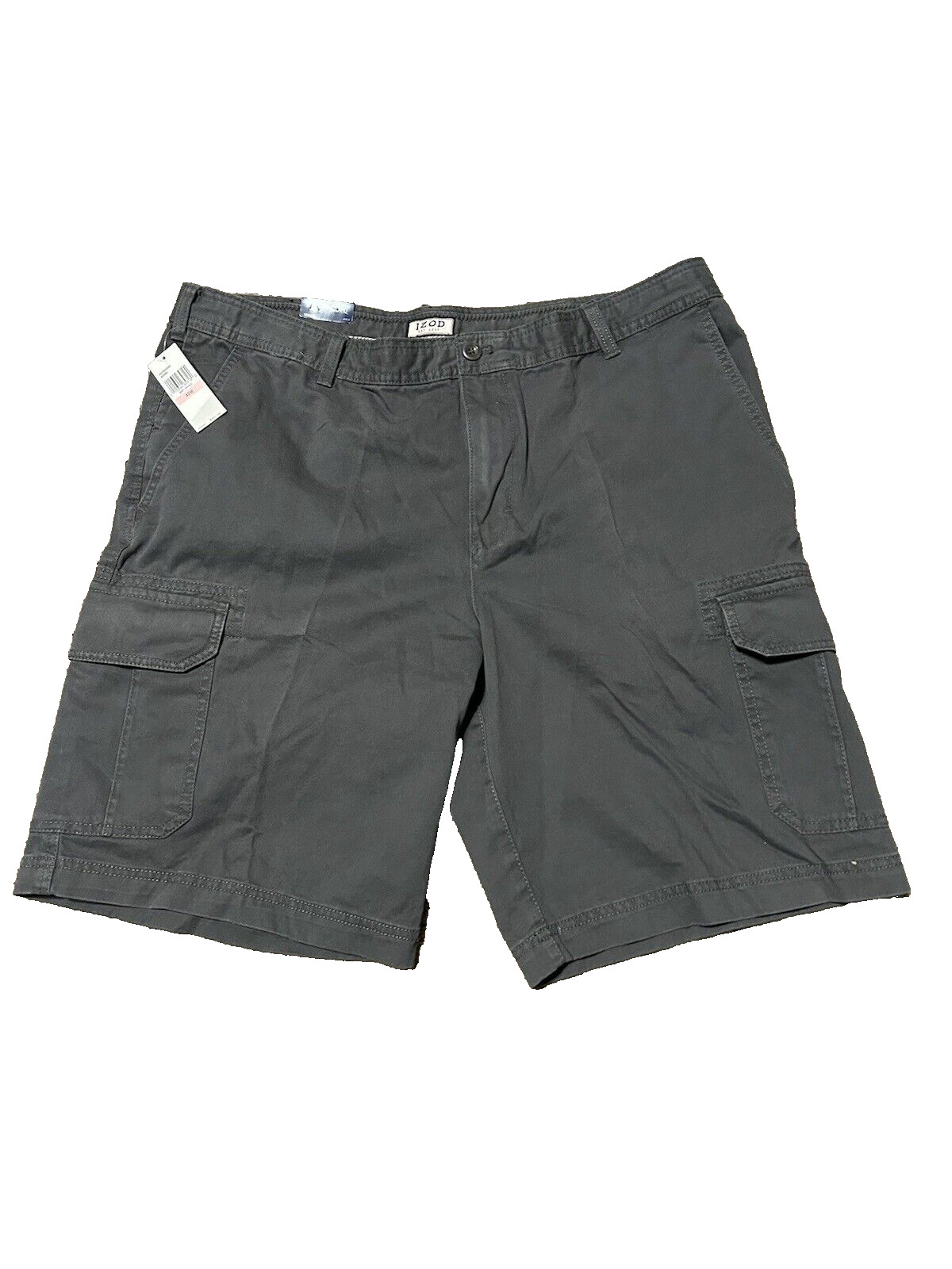 IZOD Shorts Mens Size 40 10.5 Inseam Flat Front Shorts! MEASURMENTS! QUALITY NEW
