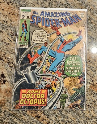 The Amazing Spider-Man #88 (Marvel Comics September 1970) The Arms of Dr Octupus