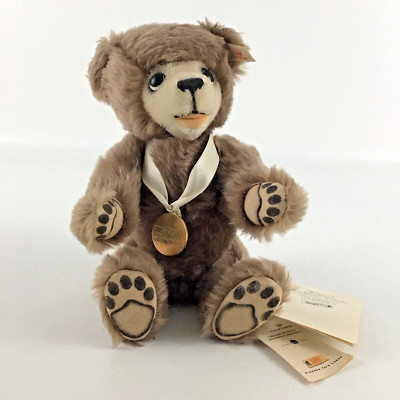 Steiff Friends Forever The Berryman Bear 10  Plush Animal Mohair Jointed Vintage