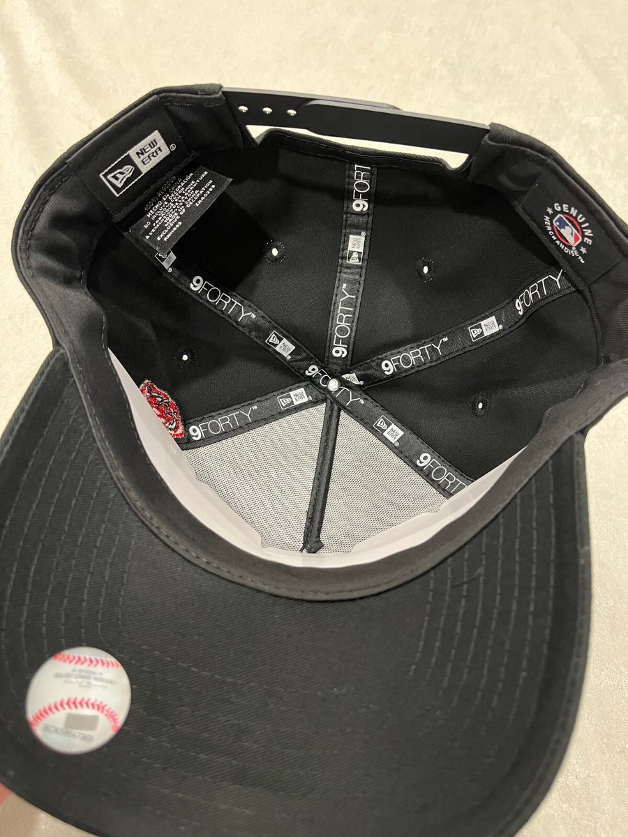 NY YANKEES Black Bling Red Rose Hat Hand Jeweled with Swarovski
