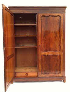 Spatbiedermeierschrank Mahagoni Schrank Kleiderschrank Geschirrschrank Barock Ebay