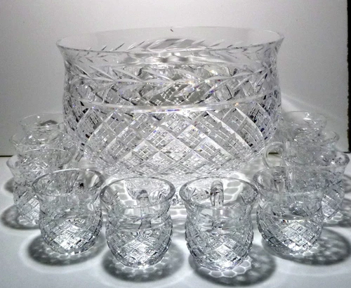 Waterford Lismore Punch Bowl with Ladle