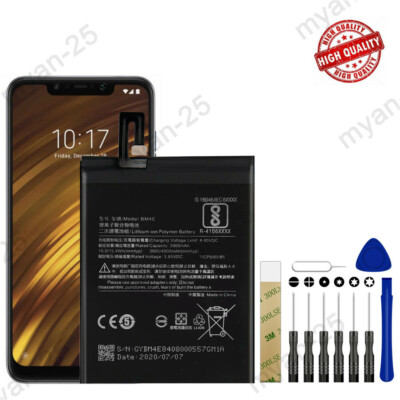 New BM4E Battery Replacement For Xiaomi Pocophone F1 3900 mAh Tools