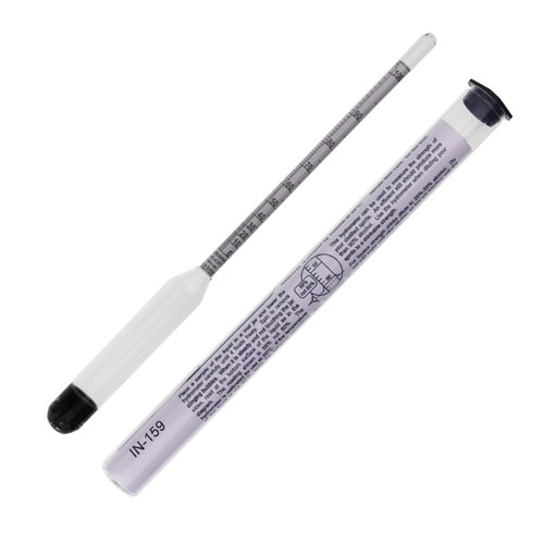 Alcohol Hydrometer Alcoholmeter for Home Brew Distilled Spirit Making - IN-159