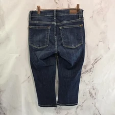 Judy Blue Jean Women 25 1 Skinny Fit Capri Crop Denim High Rise Dark Wash