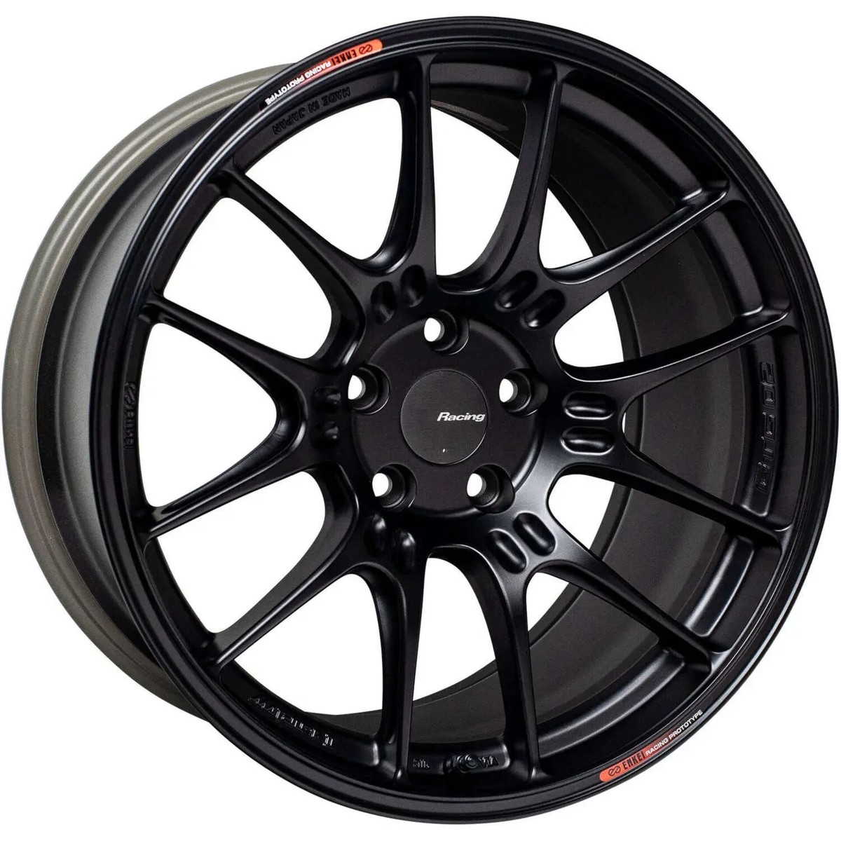 Enkei 534-895-1245BK Set of 4 18x9.5 5x120 45mm 72.5mm GTC02 Matte
