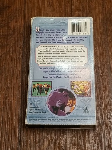 Gargoyles The Hunted 1995 VHS Buena Vista Home Video Keith David Animation - Picture 3 of 3
