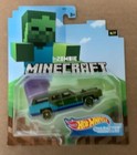 Hot Wheels - Zombie (Green/Light Blue) 6/7 - 2020 HW Minecraft Character Cars