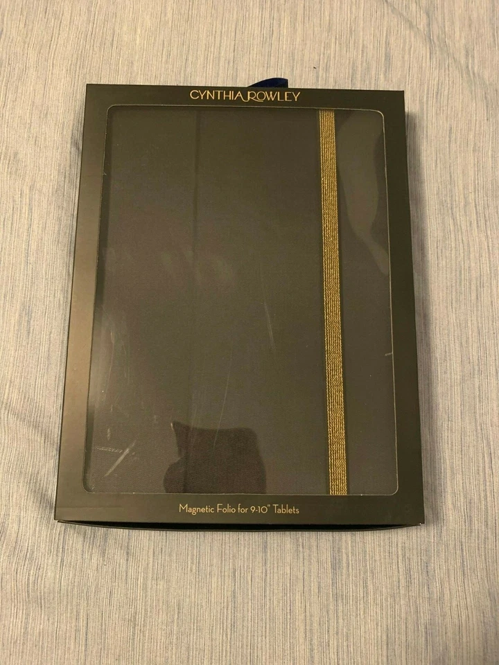 Cynthia Rowley Black Magnetic Folio For 9-10" Tablets/iPad Air/Air 2 NWT - Image 2 of 4