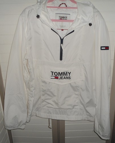 TOMMY JEANS TOMMY HILFIGER WINDBREAKER WEIß GR.L