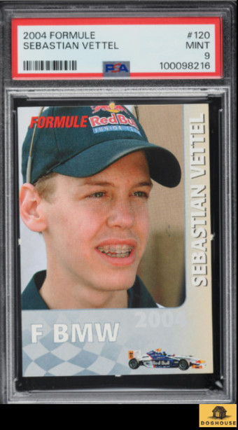 2004 Formule Sebastian Vettel #120 PSA 9 MINT