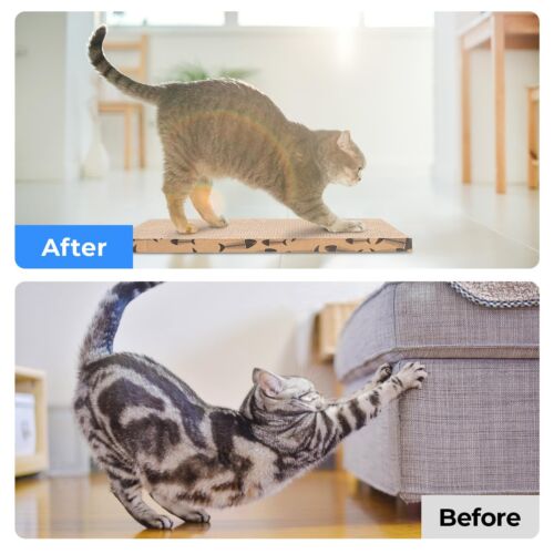Cat Scratcher Cardboard Cat Scratching Board Cat Scratchers for Indoor Cats C... - Picture 4 of 7