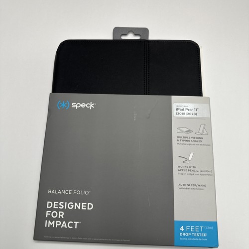 Speck Balanced Folio para iPad Pro 11" (2018 | 2020) Negro NUEVO Compatible con Lápiz - Imagen 2 de 5