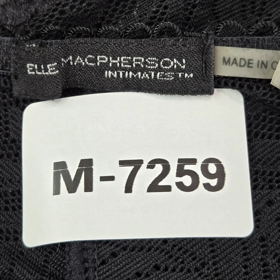 Ropa de dormir para mujer Elle Macpherson íntimates S negra encaje quimise cuello en V nueva con etiquetas Foto 2 de 4