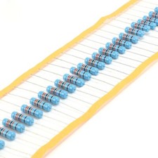 10PC 3W Metal Film Resistor Tolerance ±1% Range 0.1Ω/Ohm to 2MΩ/Ohm