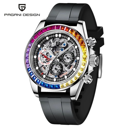 Pagani Design Top Luxusmarke Mechanische Automatische Uhr Männer Keramik Lünette - Bild 8 von 15