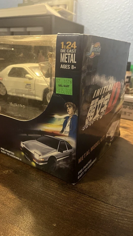 Jada Toys Initial D Nissan Skyline Kit Die Cast Night Kids 1:24 2004 Nuevo En Caja Foto 2 de 4