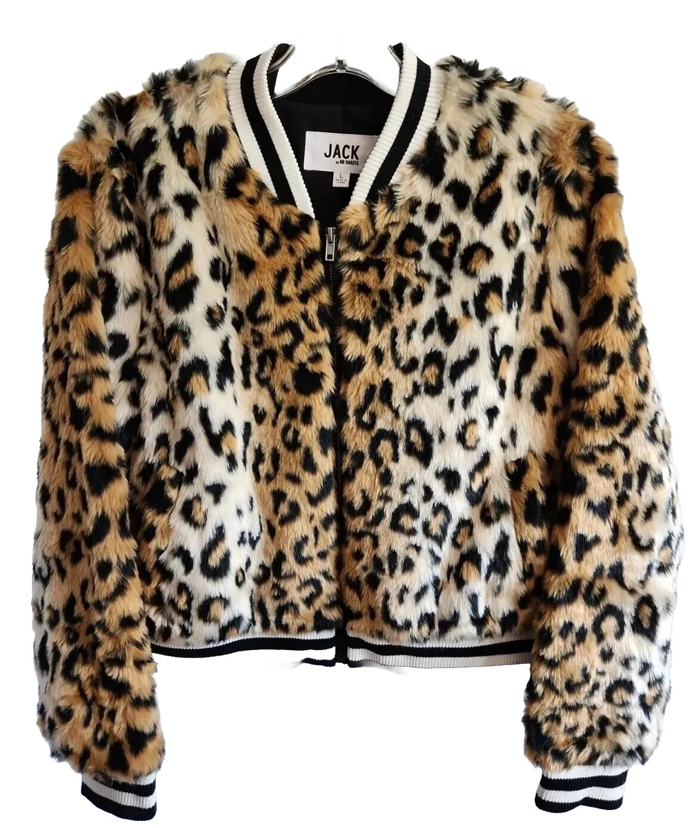 Jack by bb dakota leopard jacket sale