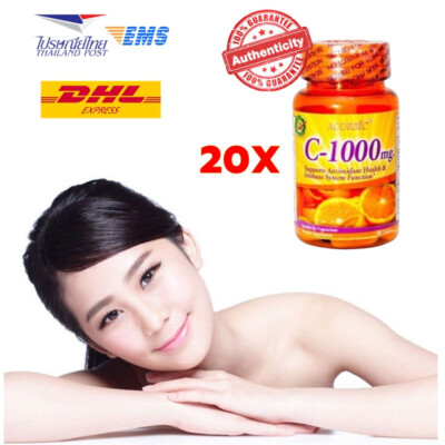 20x Acorbic Vitamin C-1000 mg Radiance Skin Antioxidant Immune Health Authentic