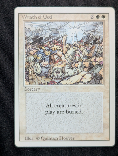 Wrath of God - Revised - NM - MTG - Magic the Gathering - White - Sorcery