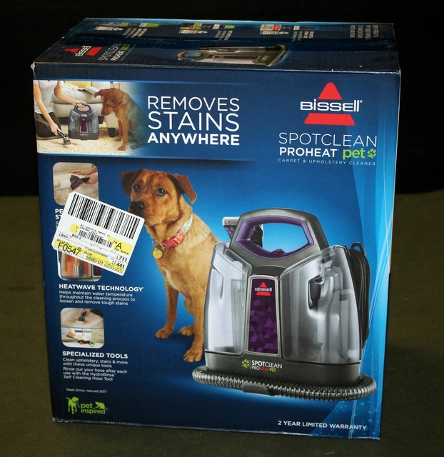 BISSELL SpotClean ProHeat Pet Purple Compact Carpet Cleaner for sale