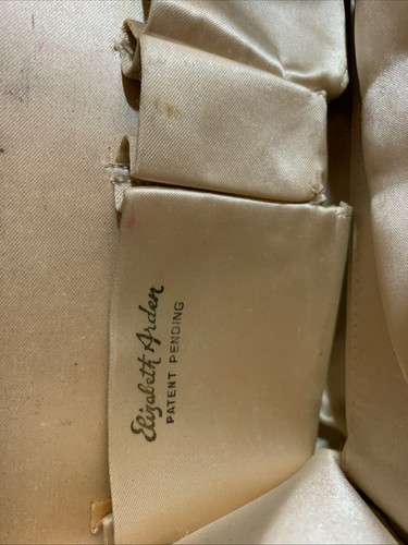Vintage Elizabeth Arden Clutch 5”x 7” Cloth Mirror Change Purse Lipstick Holder - Picture 6 of 18