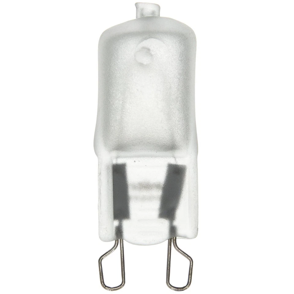 12Pack Single Ended T3.5 Bulb, G9 Wire Style Frosted Glass, 3200K, 60W, 720LM - Image 2 of 4