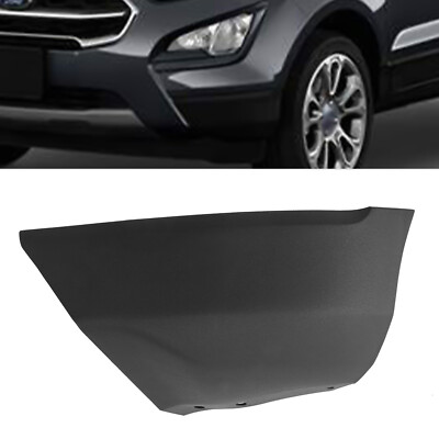 Left Front Bumper Corner Cover For 2018-2022 Ford EcoSport Black