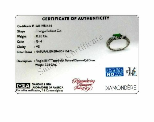 8.5 MM Natural Aquamarine & Diamond Men's Wedding Band Ring in 14k White Gold - 第 4/4 張圖片
