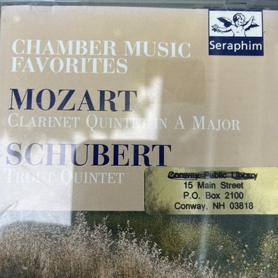 Chamber Music Favorites Music CD Mozart Clarinet Quintet Schubert Trout Quintet