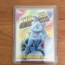 Topps 2026 Series 1 Titans of the Game Bobby Witt Jr. TOG-16 Royals Card