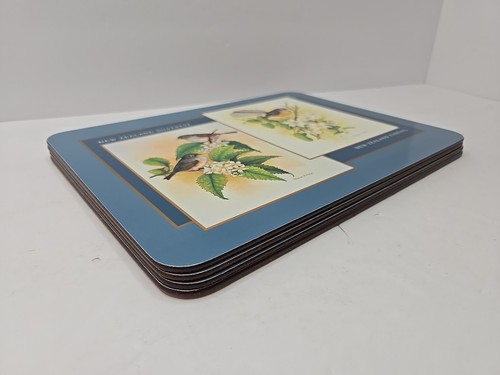 Jason Birds of New Zealand Cork Backed Placemats Pauline Morse - Set of 4 - Picture 7 of 7