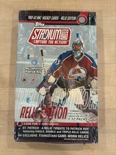 2002-03 02/03 Topps Stadium Club Relic NHL HOBBY Hockey Factory Sealed Box