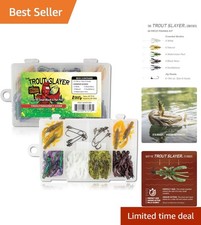 Multi Species Fishing Kit Trout Slayer with Crawdad and Long Shank Hooks