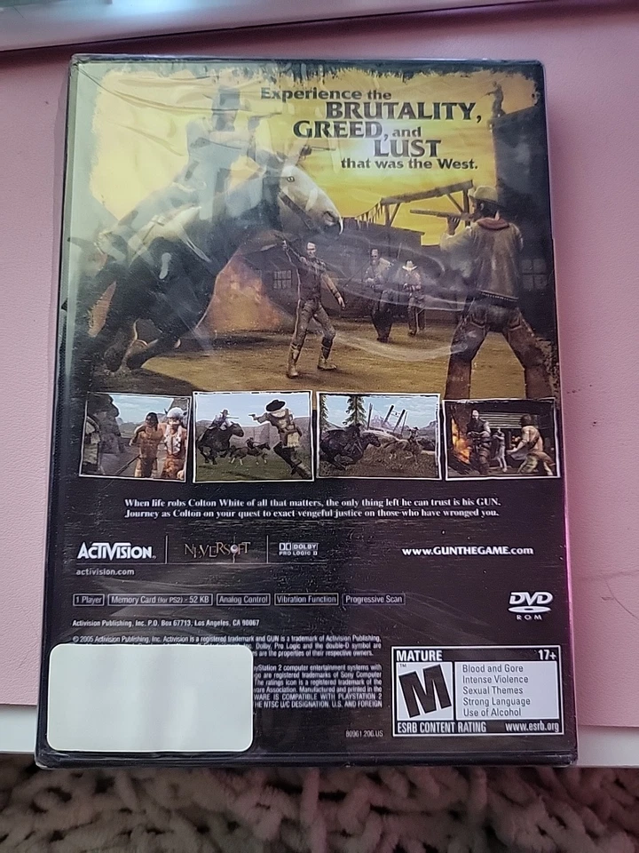 Gun PS2 (Sony PlayStation 2, 2005) *Brand New / Sealed* - Image 2 of 2