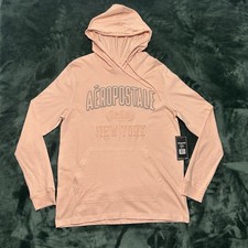 AEROPOSTALE Women's 2023 Hoodie Sweatshirt Cameo Rose Size L NWT